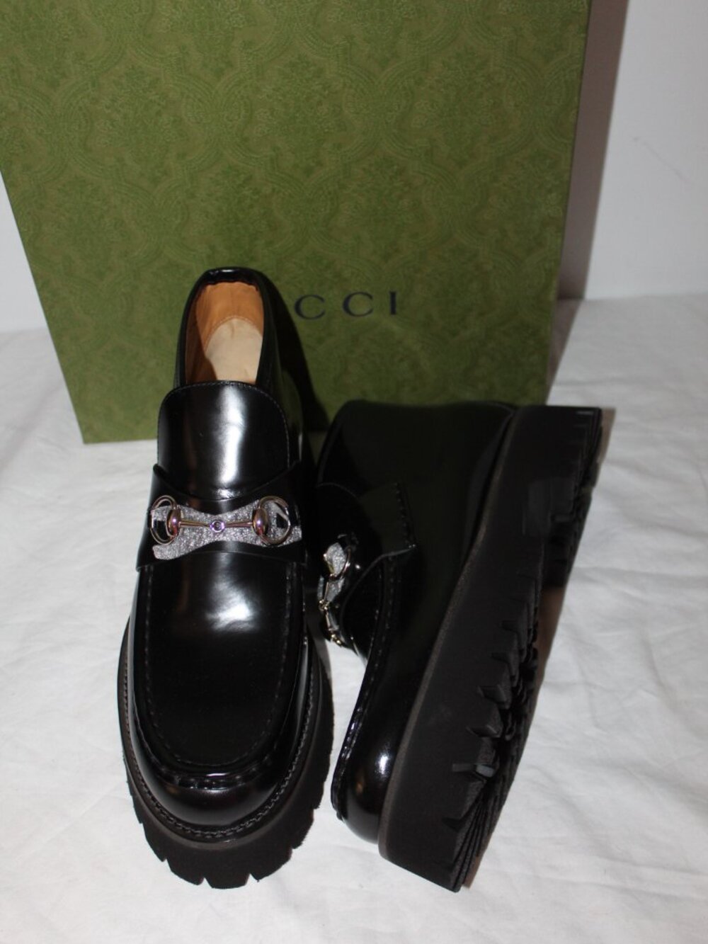 NEW Gucci Horsebit Cordovan Lux Slyke Black Leather Boots Booties 40 764204